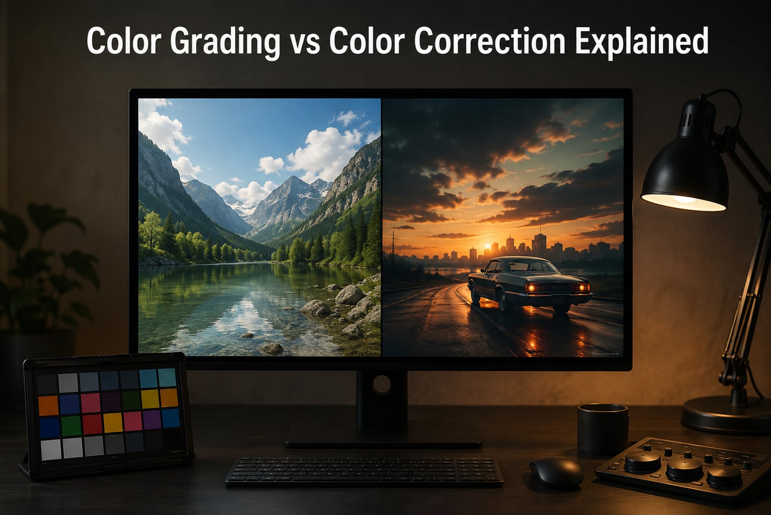 Color Grading vs Color Correction Explained