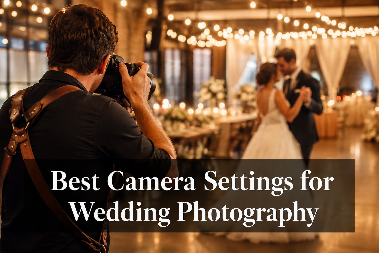 Best Camera Settings for Wedding Photography