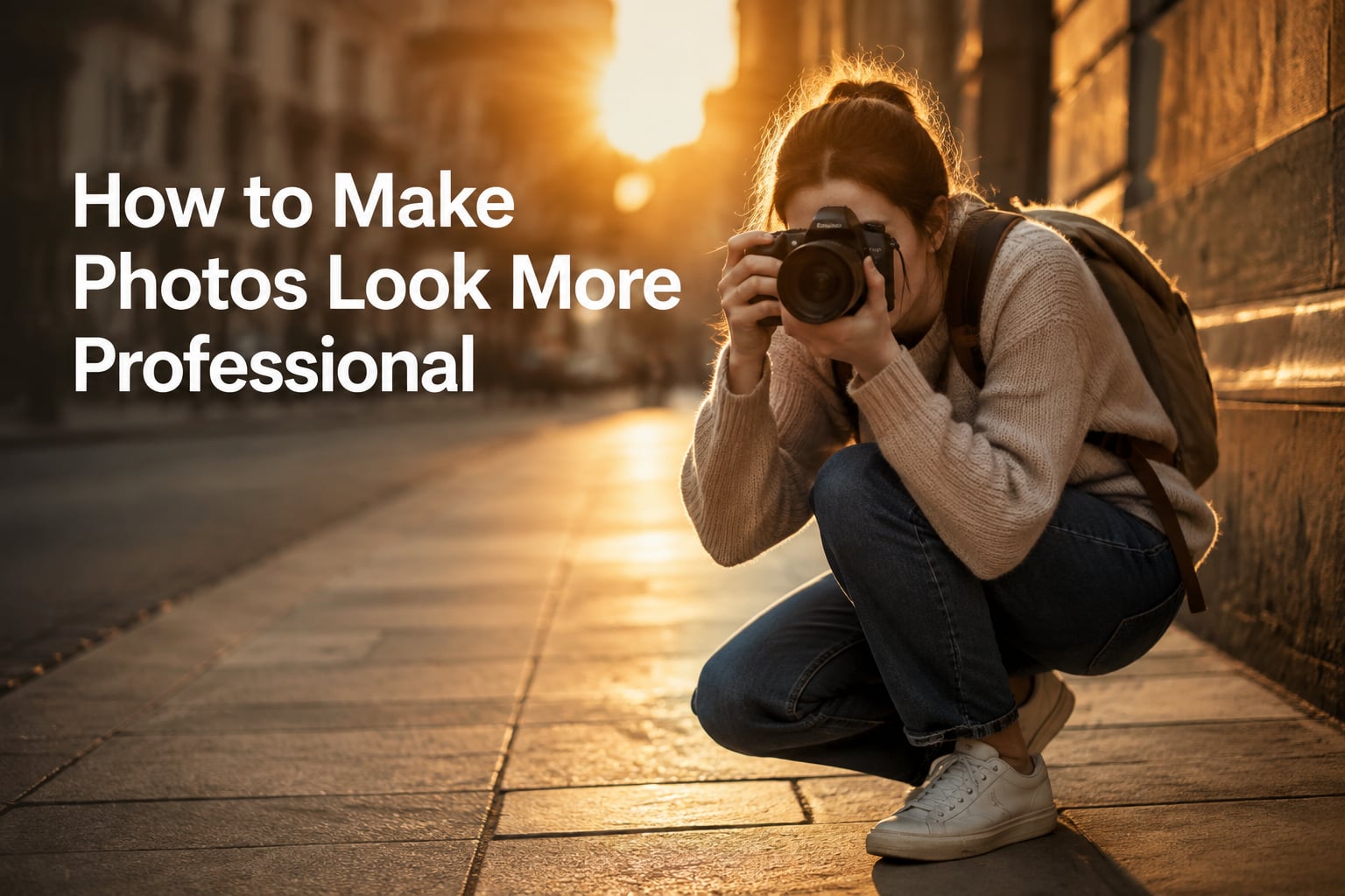 How to Make Photos Look More Professional