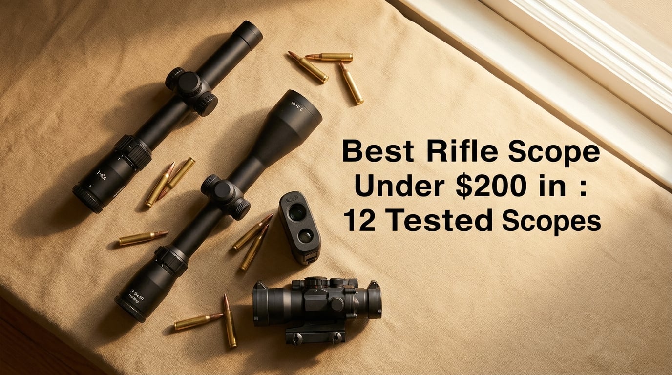 Best Rifle Scope Under $200 in [cy]: 12 Tested Scopes
