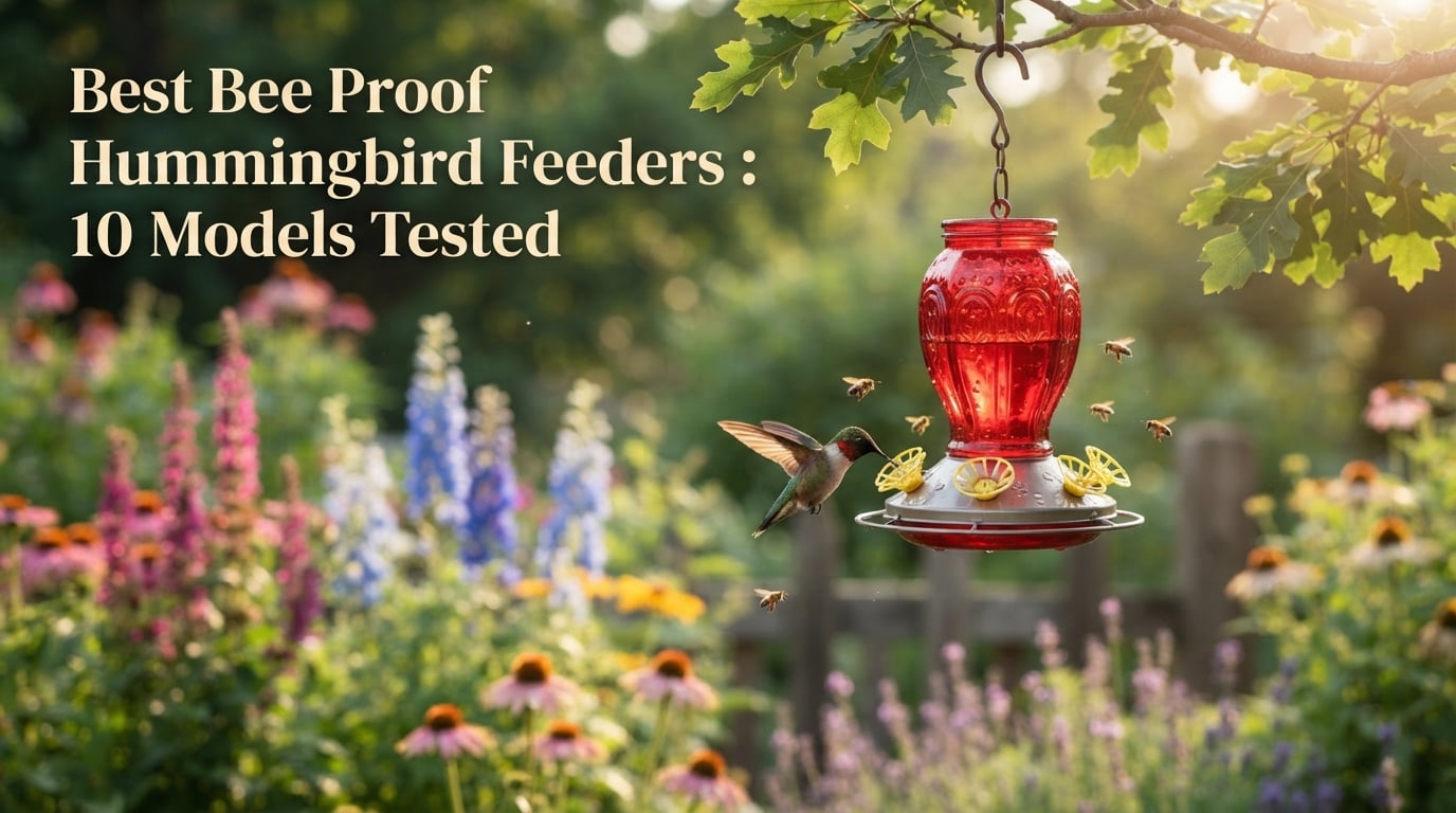 Best Bee Proof Hummingbird Feeders [cy]: 10 Models Tested