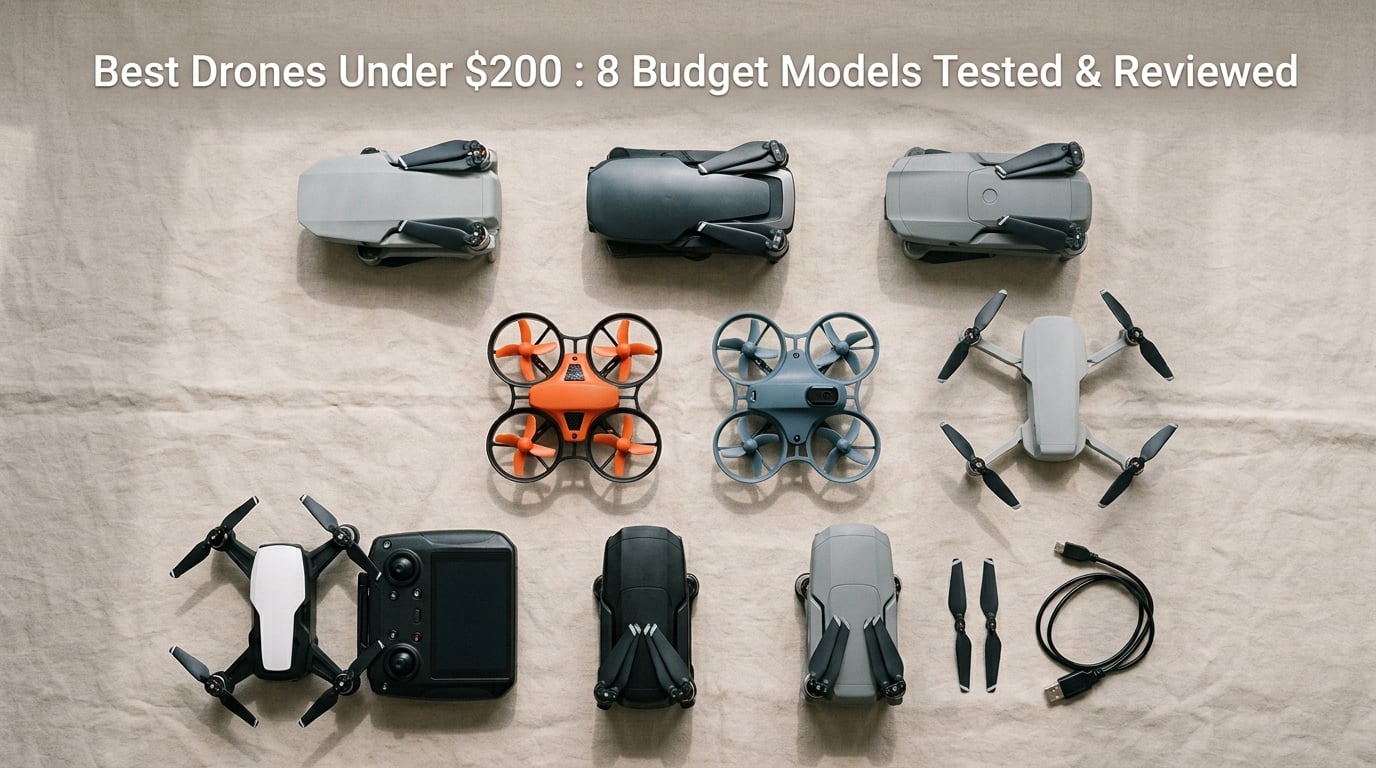 Best Drones Under $200 [cy]: 8 Budget Models Tested & Reviewed