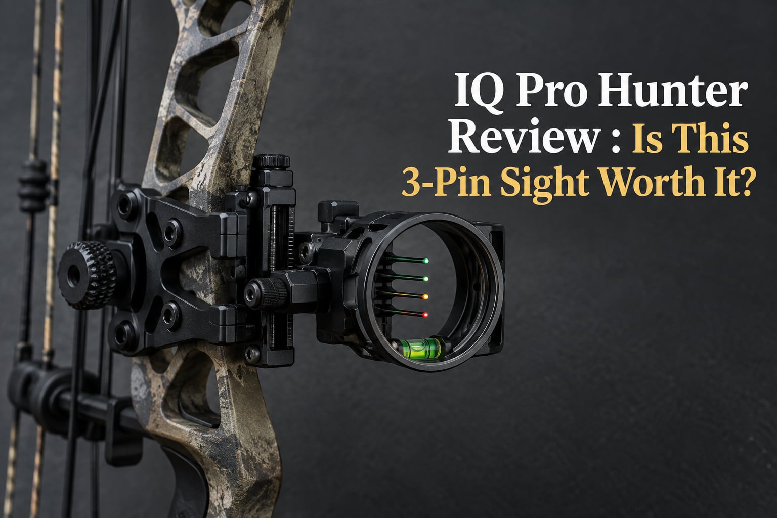 IQ Pro Hunter Review [cy]: Is This 3-Pin Sight Worth It?