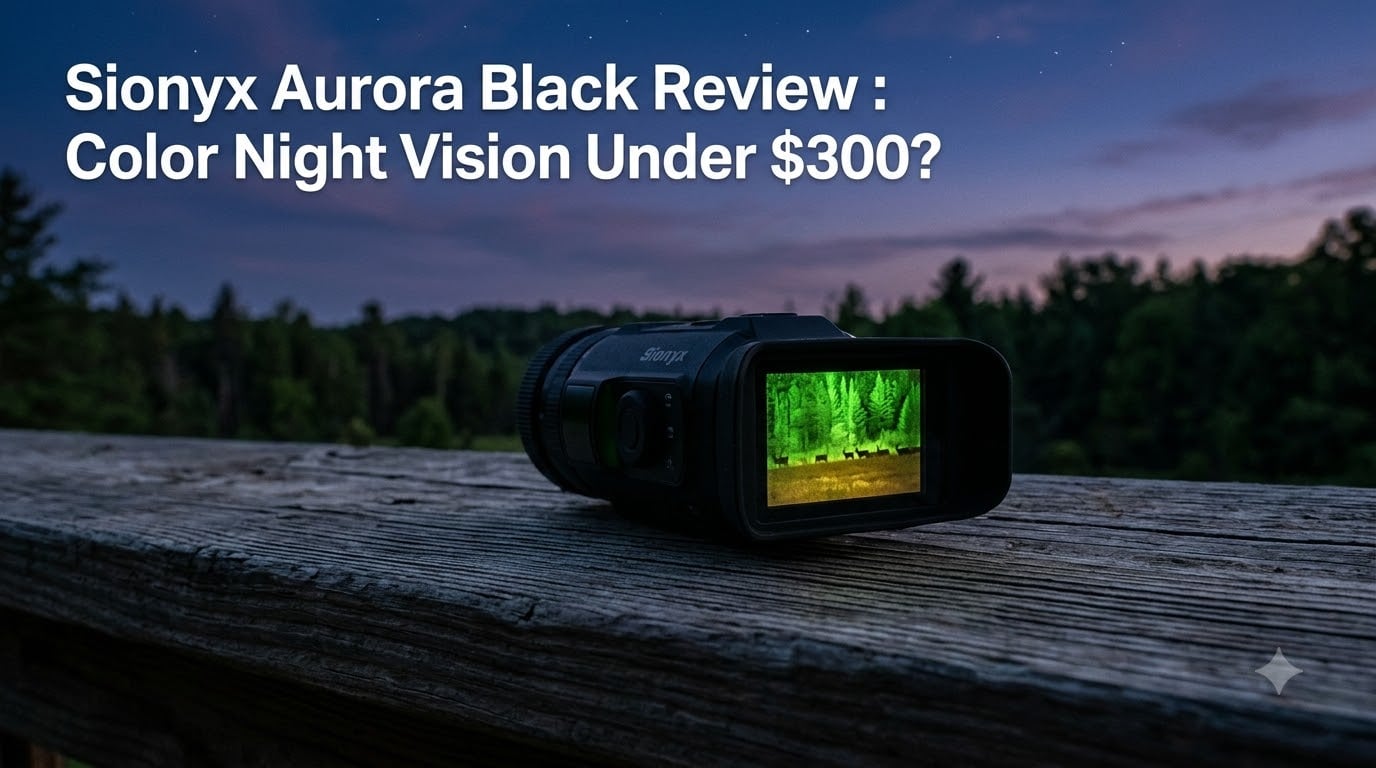 Sionyx Aurora Black Review [cy]: Color Night Vision Under $300?